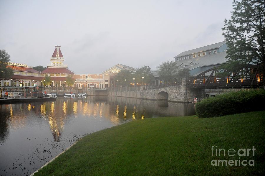 Early Morning At Port Orleans Riverside Photograph by John Black