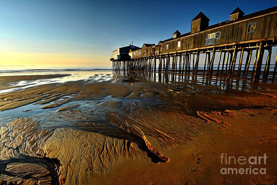 Early Morning at the Pier Photograph by Steve Brown