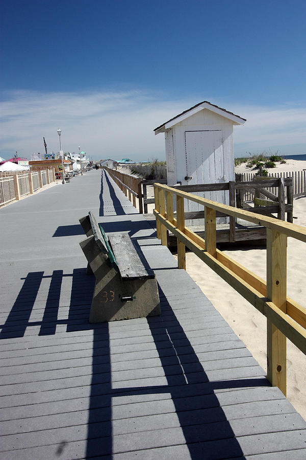 Early Morning Boardwalk Photograph by Mary Haber