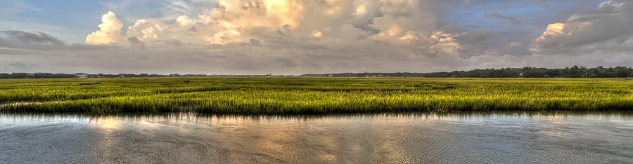 Pawleys Island Photograph - Early Morning Clouds by Ginny Horton