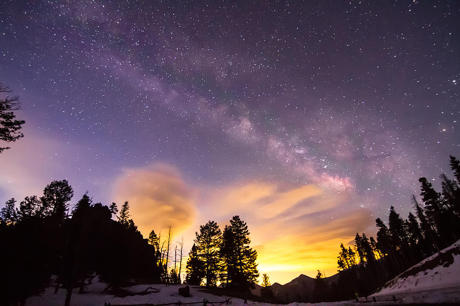 Early Morning Colorful Colorado Milky Way View Photograph by James BO Insogna