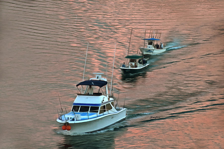 Early Morning Fishing Charters Manzanillo Mexico Photograph by Floyd Snyder