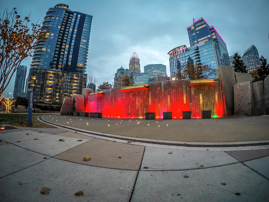 Early Morning In Charlotte Nc Near Romare Bearden Park Photograph by Alex Grichenko