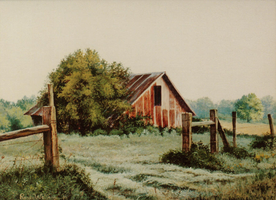 Early Morning in East Texas Painting by Randy Welborn
