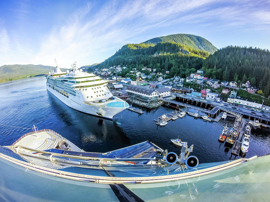 Early Morning In Ketchikan Alaska Port Photograph by Alex Grichenko