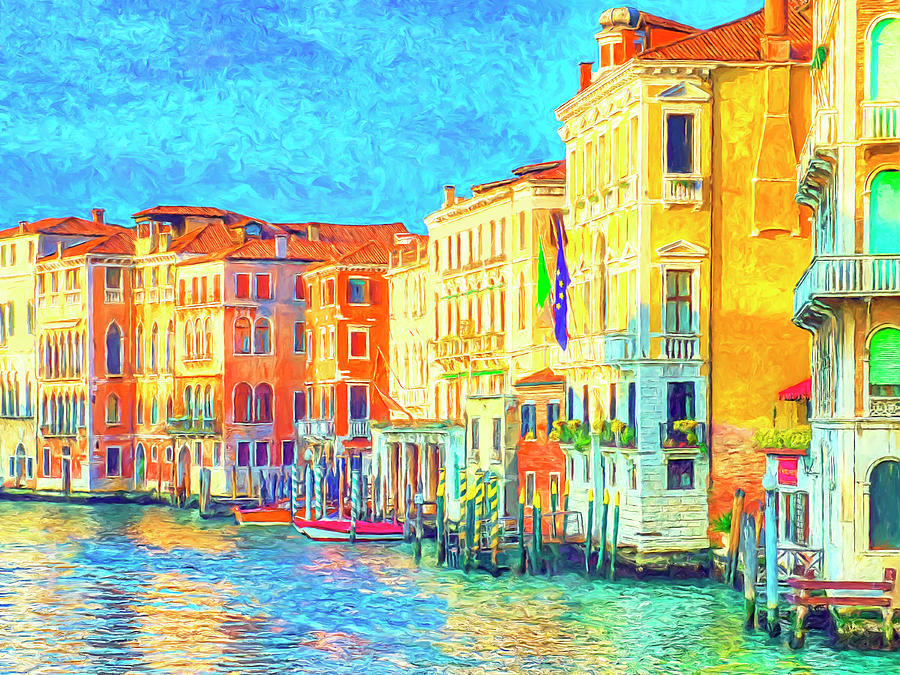 Early Morning in Venice Painting by Dominic Piperata