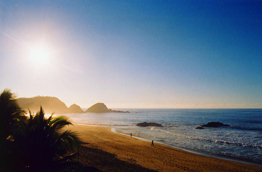Early Morning in Zipolite 2 Photograph by Lyle Crump