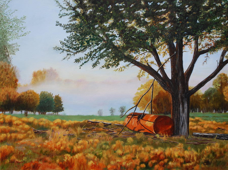 Landscape Painting - Early Morning by Jean Peace