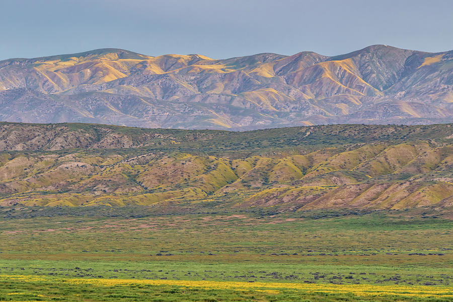 Early Morning Light on the Temblor Range Photograph by Marc Crumpler