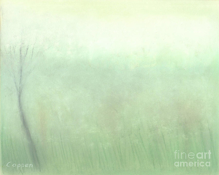 Pastel Landscape Pastel - Early Morning Mist by Robert Coppen