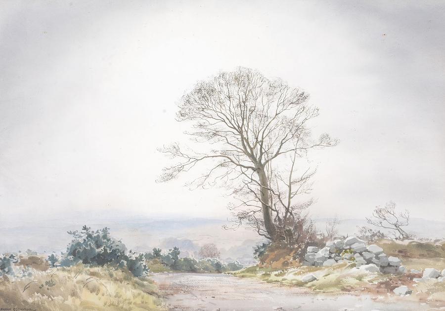 Tree Painting - Early Morning near Cookstown by Frank Egginton