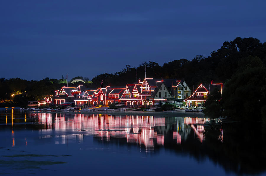 Early Morning on Boathouse Row Photograph by Bill Cannon