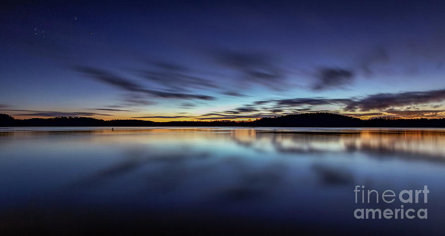 Early morning on Lake Lanier Photograph by Bernd Laeschke