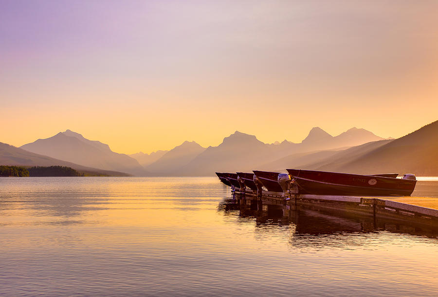 Glacier National Park Photograph - Early Morning on Lake McDonald by Adam Mateo Fierro