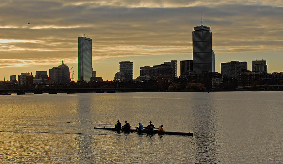 Early Morning on the Charles River Photograph by Ken Stampfer