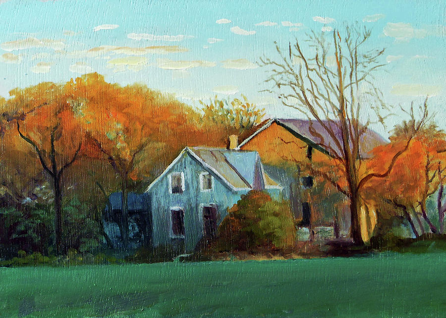 Early Morning on the Farm Painting by Edward Skallberg - Fine Art America