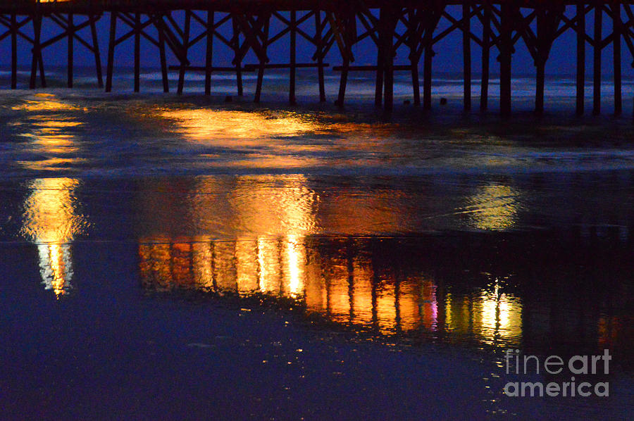 Early morning pier 1-2-16 Photograph by Julianne Felton