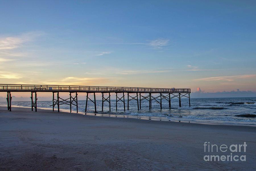 Early Morning Pier Photograph by Laurinda Bowling