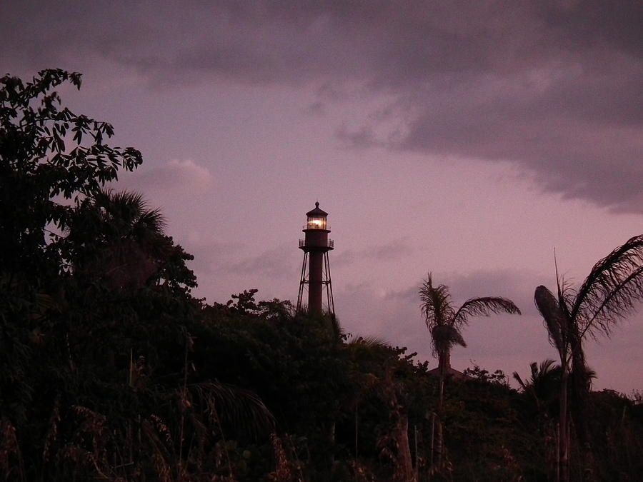 Lighthouse Photograph - Early Morning Sanibel Lighthouse by Wayne Skeen