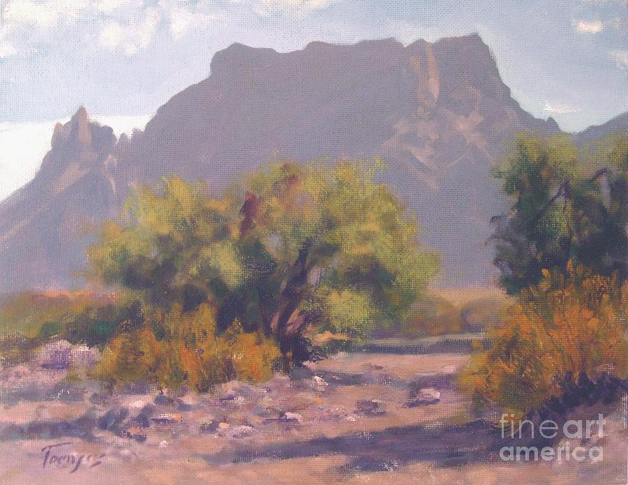 Early Morning Signal Butte Painting by James H Toenjes