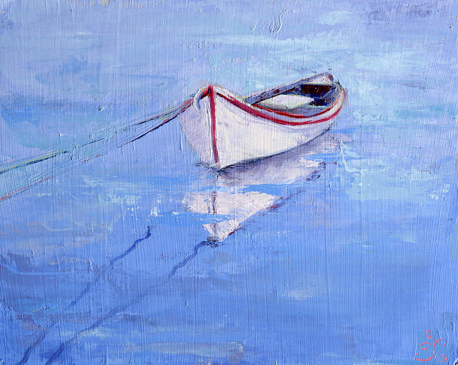 Early Morning Stillness Painting by Trina Teele