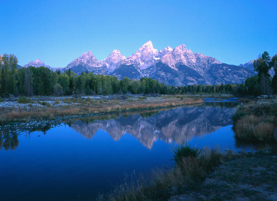 Early Morning Tetons Photograph by Peter Skiba