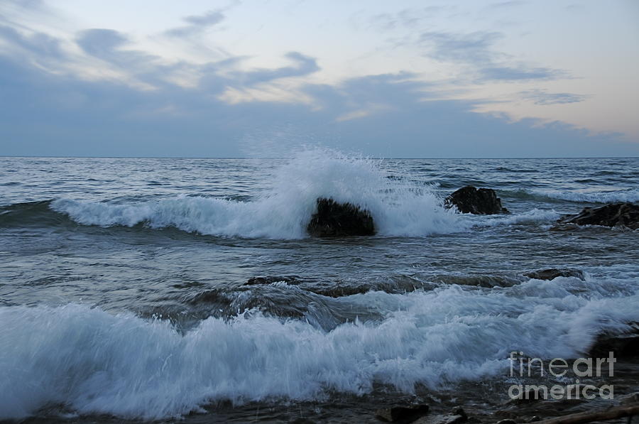 Early Morning Waves Photograph by Sandra Updyke