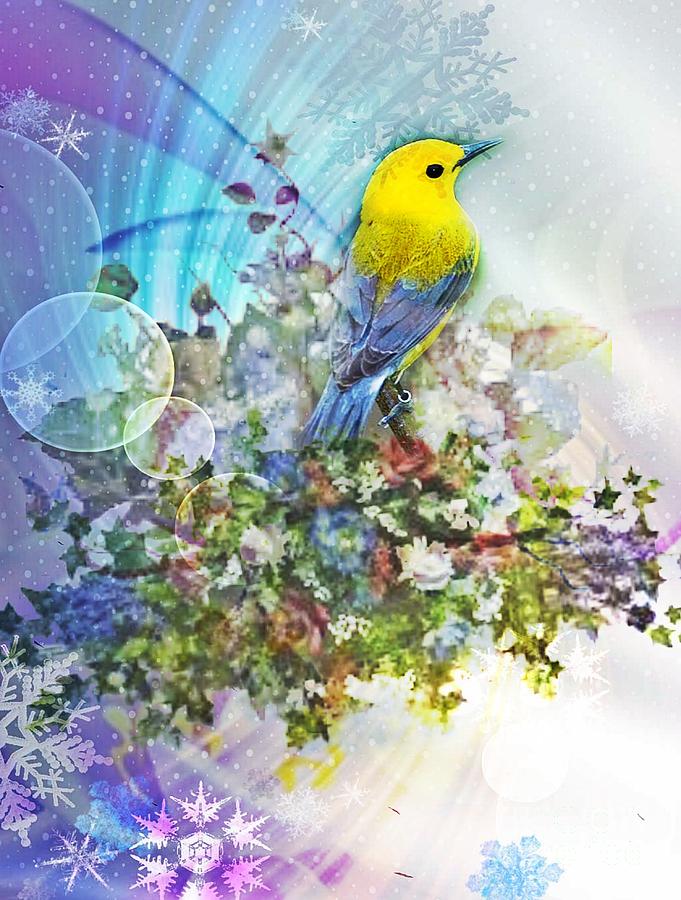 Early Promise of Spring Digital Art by Maria Urso
