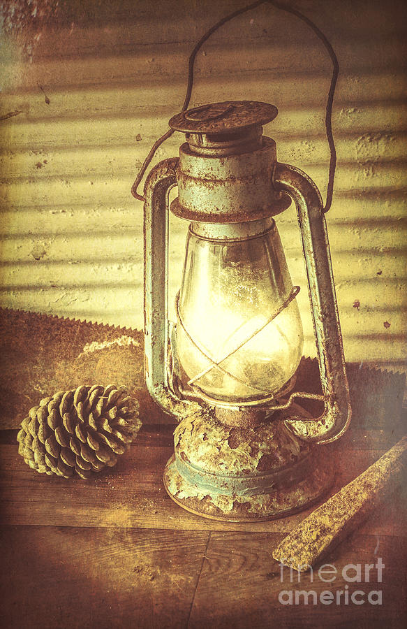 Early settler oil lamp Photograph by Jorgo Photography