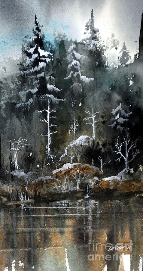 Early Snow Painting by Douglas Teller