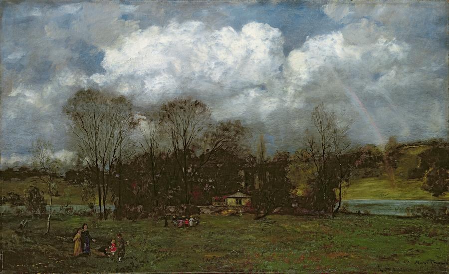 Spring Painting - Early Spring by Hans Thoma