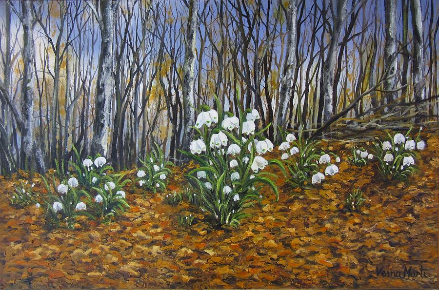 Early spring Painting by Vesna Martinjak