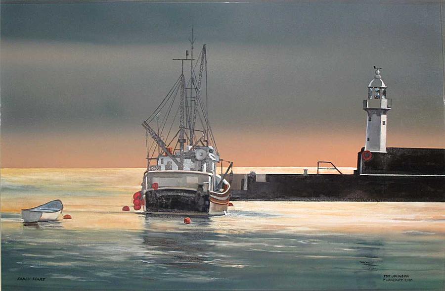 Early Start Painting by Tim Johnson