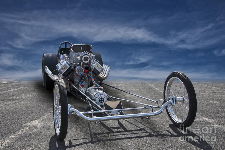 Transportation Photograph - Early Top Fuel Dragster I by Dave Koontz