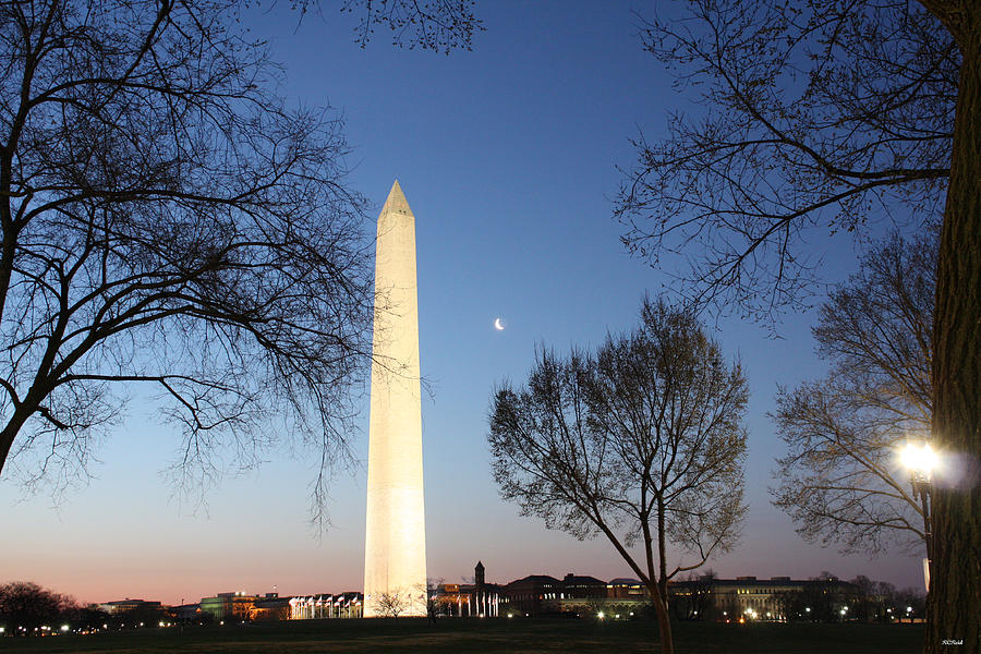 Early Washington Mornings - The Washington Monument Photograph by Ronald Reid