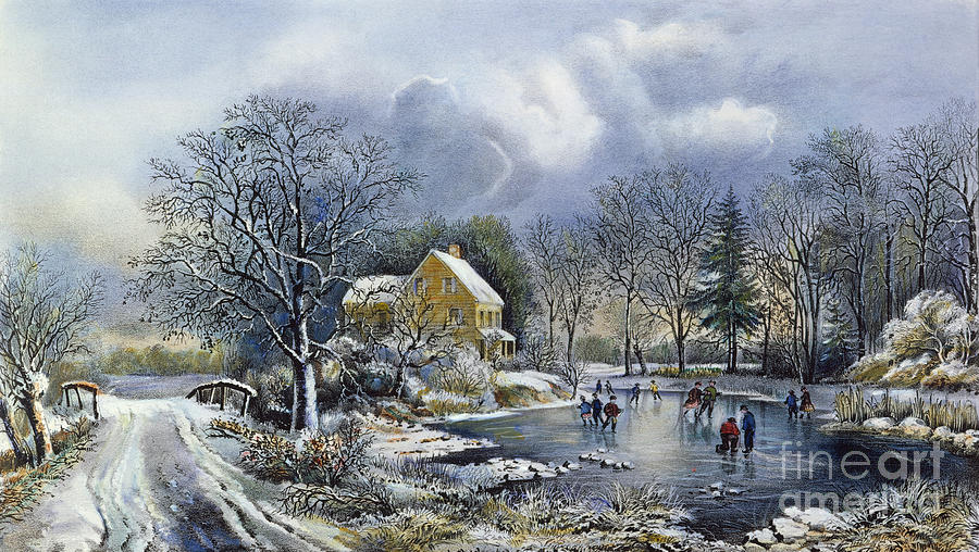 Early Winter, 1869 Painting by Granger