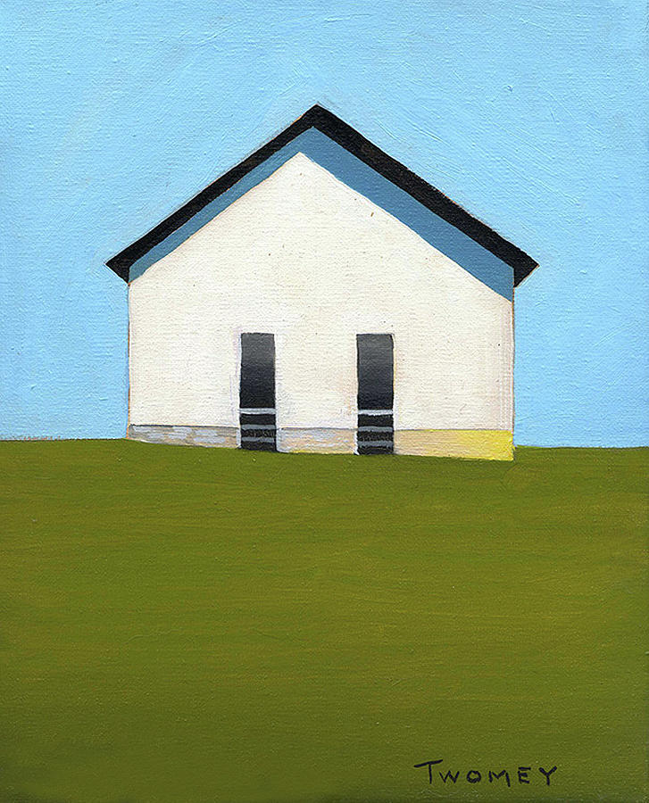 Earlysville Baptist Church Painting by Catherine Twomey