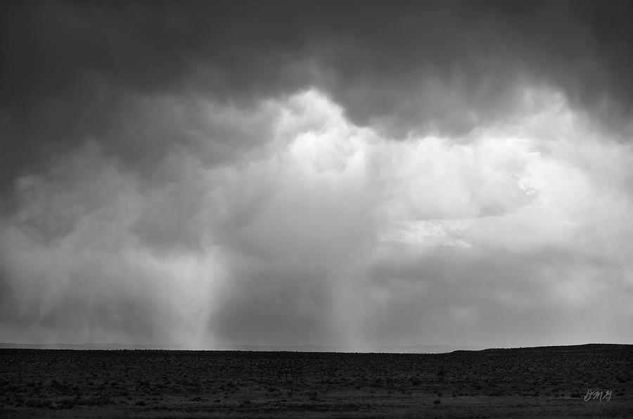 Earth and Clouds New Mexico BW Photograph by David Gordon