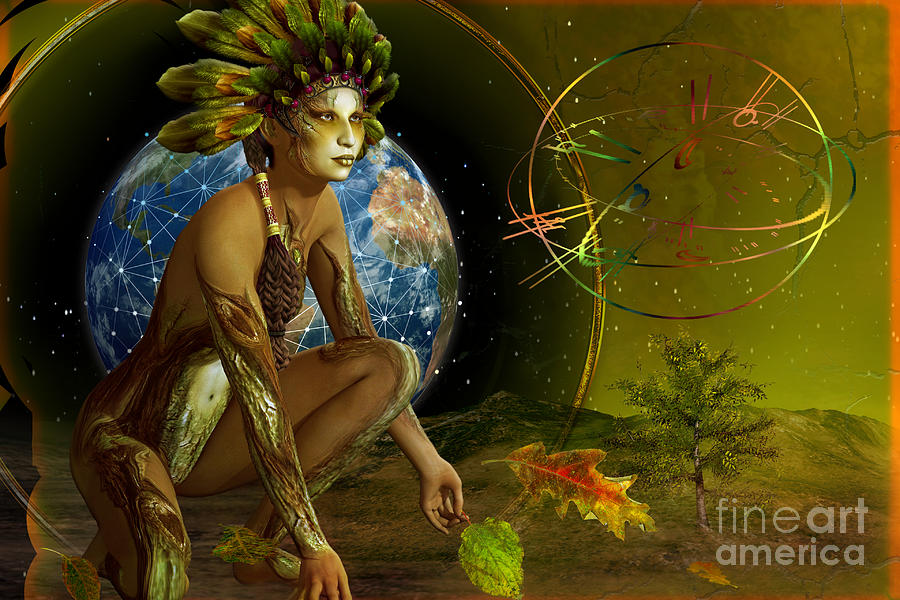 Earth Elemental Digital Art by Shadowlea Is