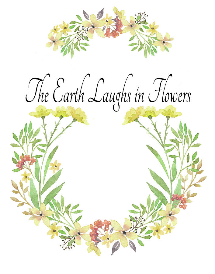 Earth Laughs in Flowers Painting by Colleen Taylor