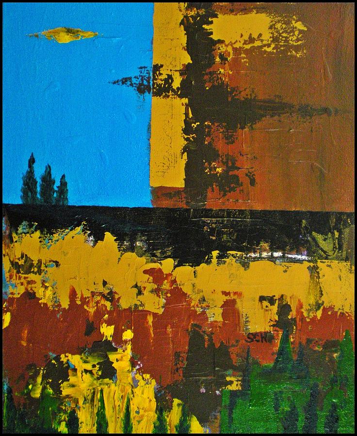 Abstract Painting - Earth Number Twelve by Scott Haley Abstract Painting - Earth Number Twelve by Scott Haley