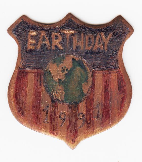 Toy Digital Art - EARTHDAY Badge by Timothy Wilkerson