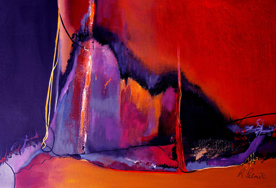 Abstract Painting - Earthquakes In Divers Places by Ruth Palmer