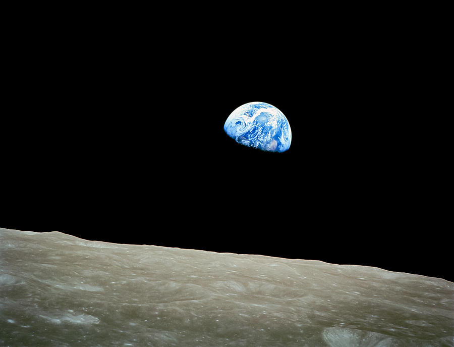 Interstellar Photograph - Earthrise by Space Art Pictures