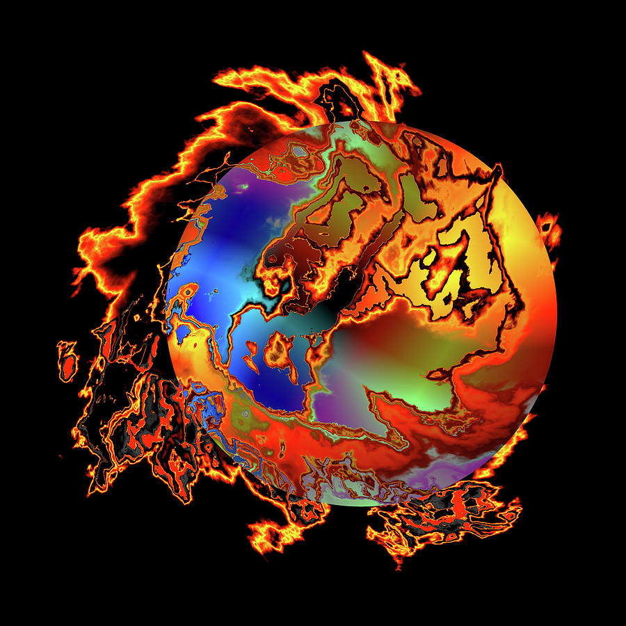 Earths End Digital Art by Claude McCoy