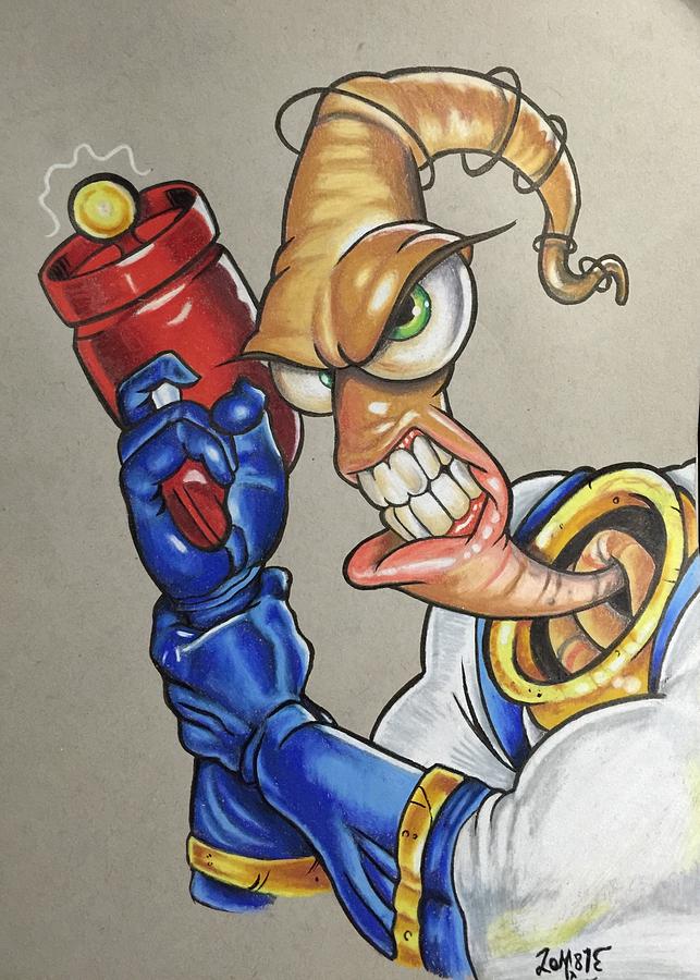 Featured image of post How To Draw Earthworm Jim I ve been wanting to draw him ever since becoming buddie
