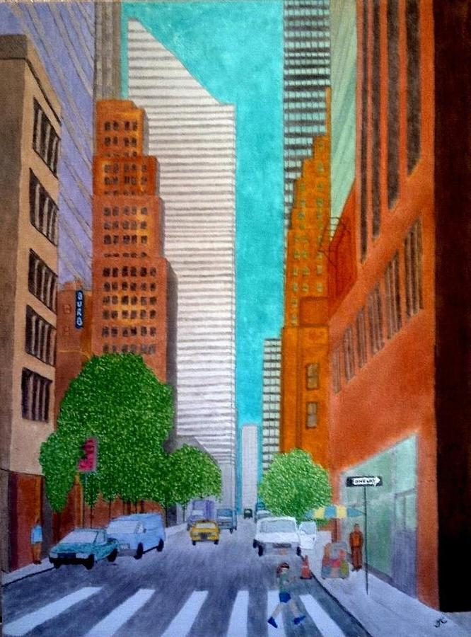 New York City Painting - East 53rd Street by John Cunnane