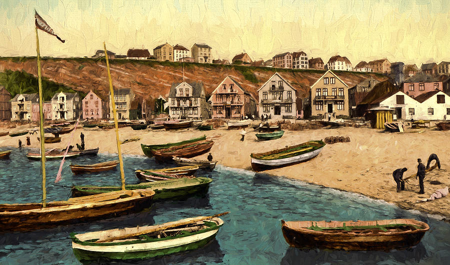 Boat Painting - East Beach by John K Woodruff