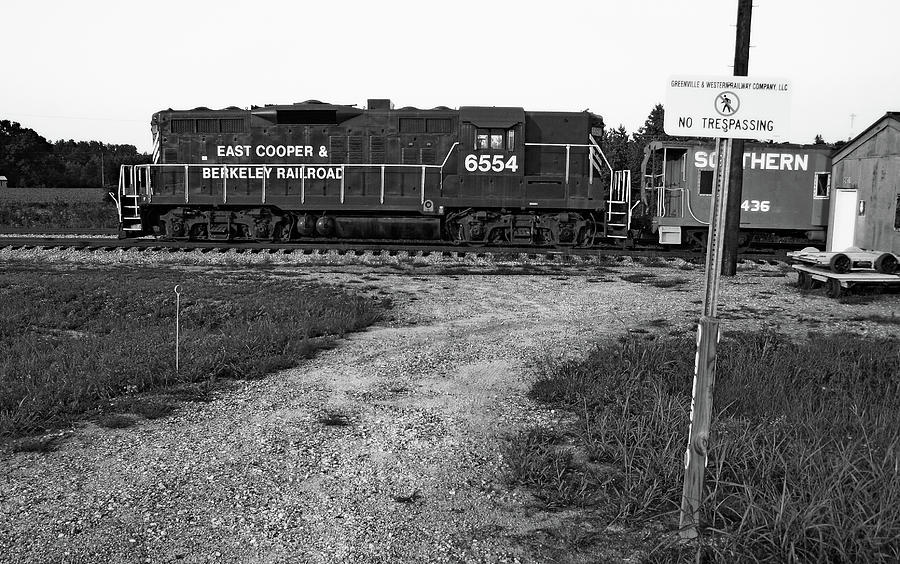 East Cooper Berkeley Railroad #6554 B W 1 Photograph by Joseph C Hinson