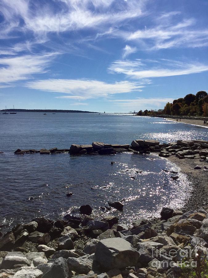 East End Beach Portland, Maine, October 2015 Photograph by Patricia E